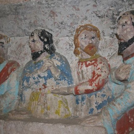 Sepvigny - la chapelle du Vieux Astre, lâ€™autel (dÃ©tail)